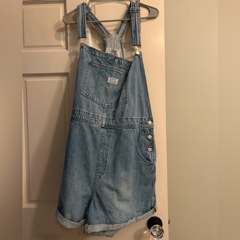 Levi's Vintage Light Blue Denim Overalls